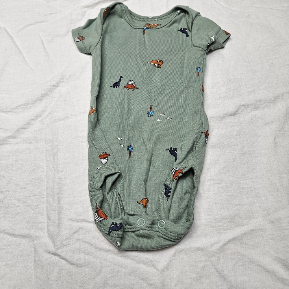Carter's Green Dinosaur Bodysuit